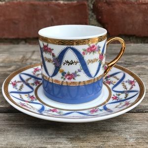 Petite Blue Cup and Saucer